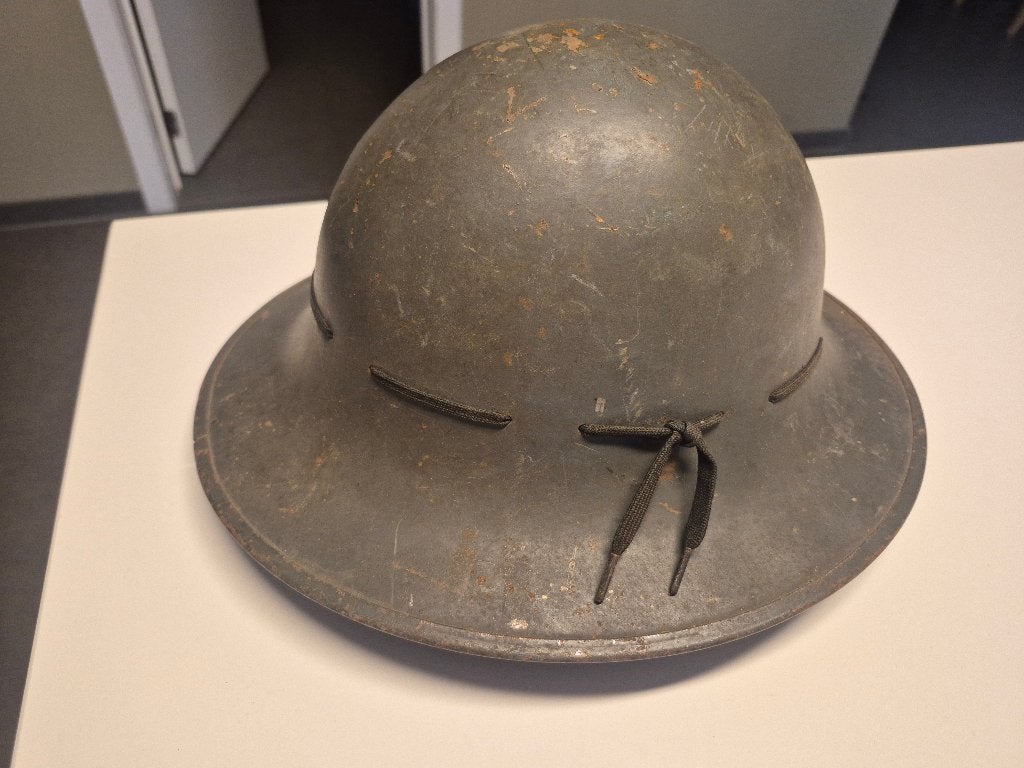 WW2 UK CASQUE TORTUE 1941, Enlèvement ou Envoi, Armée de terre