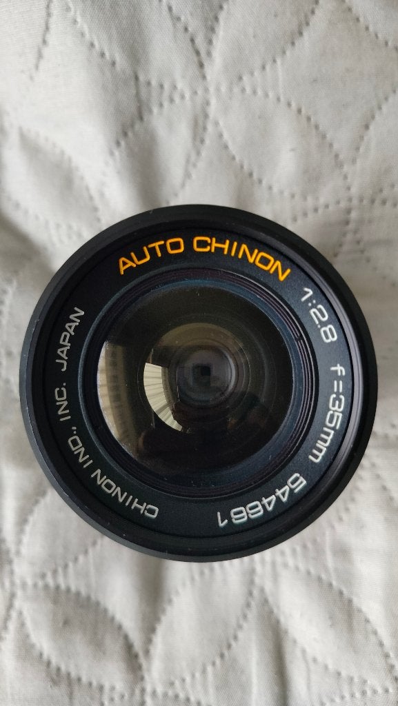 Objectif Auto Chinon 35 f/2.8 (M42), TV, Hi-fi & Vidéo, M42, 35 mm, Comme neuf, Objectif grand angle