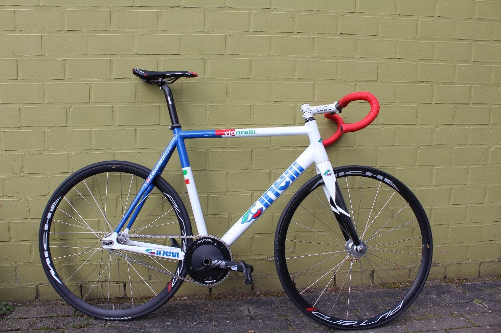 Cinelli Bianco 56 Piste fiets, Ophalen