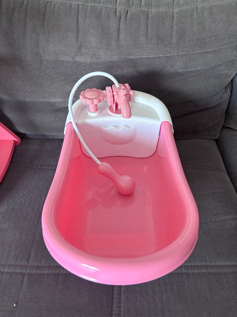 plastic badkuip voor poppen, Ophalen, Zo goed als nieuw, Babypop