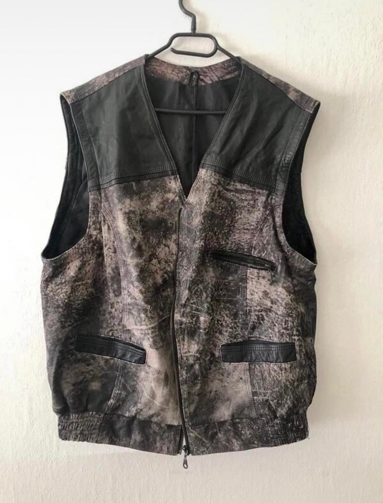 Biker vest, Ophalen of Verzenden, Zo goed als nieuw, Maat 52/54 (L), Zwart