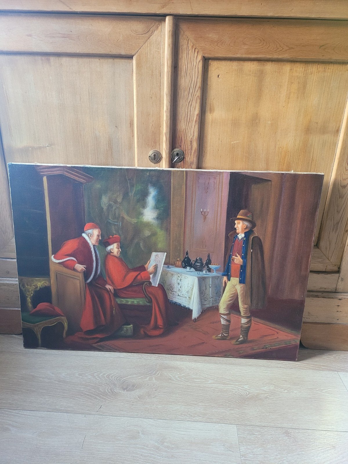 Superbe huile sur toile signée, Enlèvement ou Envoi, Œuvre originale, Toile