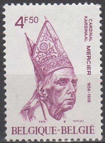 België - Kardinaal Mercier Yvert 1793, Verzenden, Postfris
