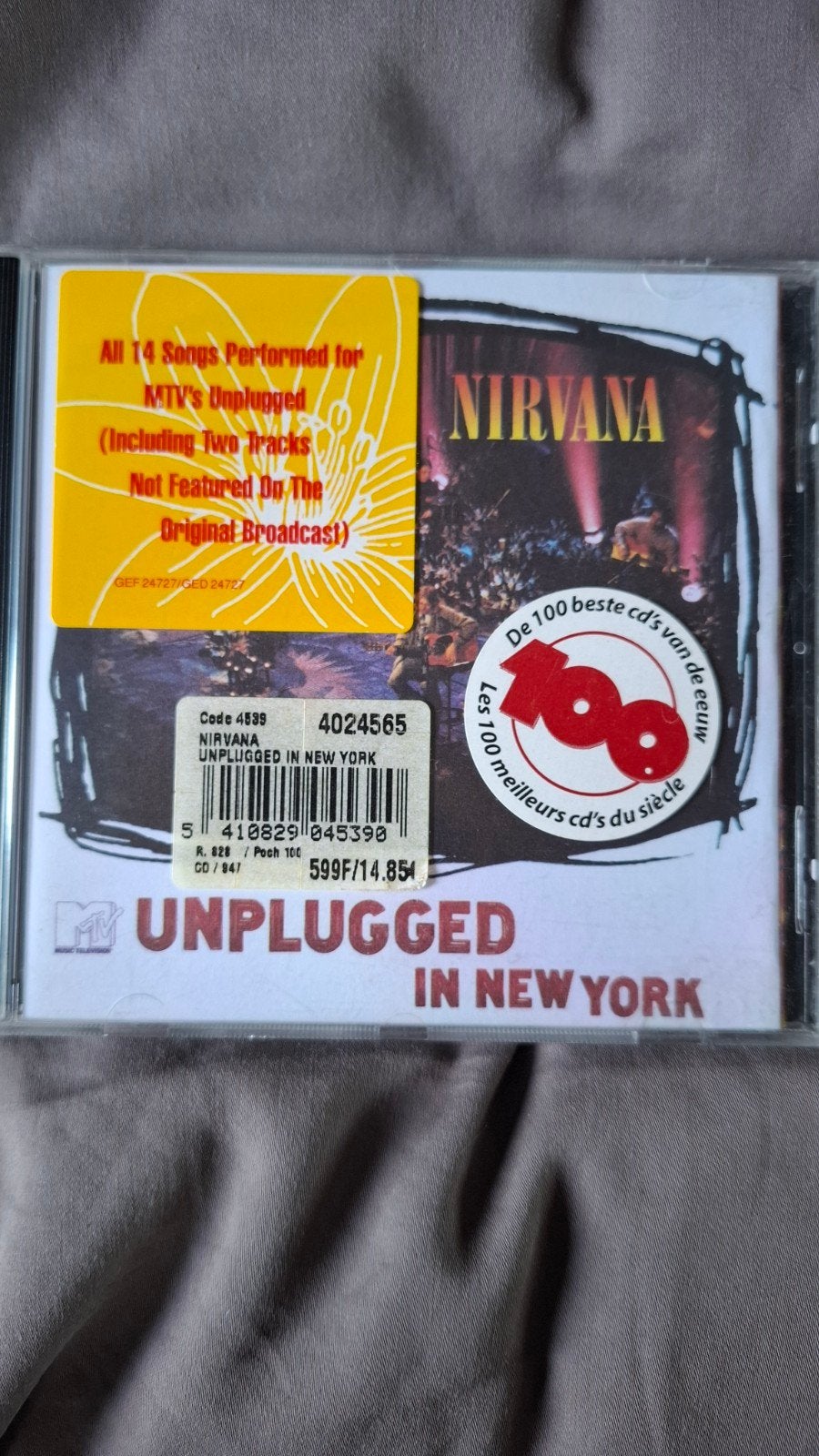 Nirvana – MTV Unplugged in New York – CD original 1994, Ophalen of Verzenden