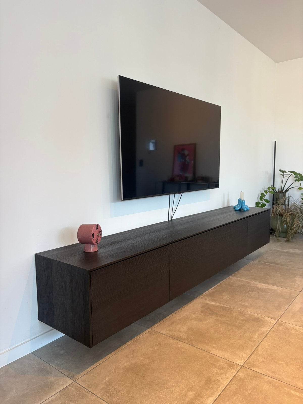 Zwevend tv meubel, Maison & Meubles, Armoires | Armoires murales, Avec tiroir(s), 25 à 50 cm, 200 à 250 cm, Moins de 100 cm