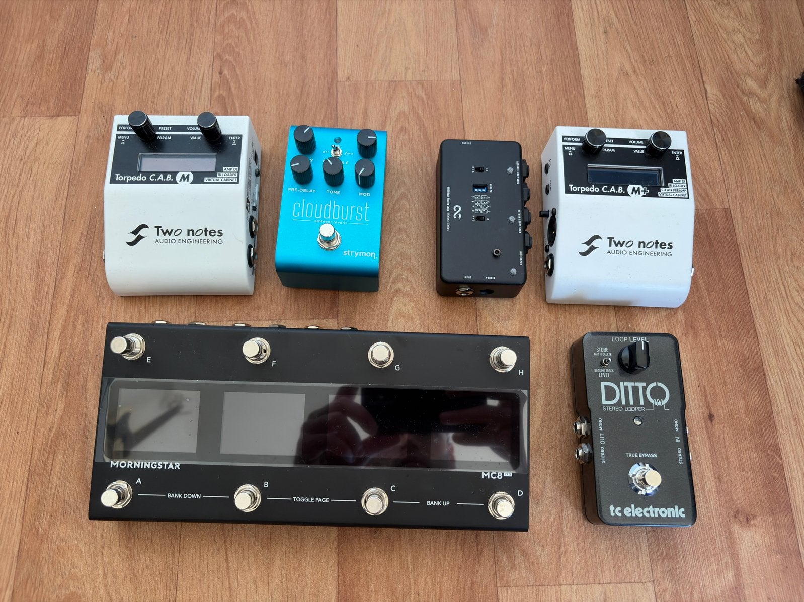 Morningstar mc8 pro Strymon Cloudburst cab m+ ditto mission, Muziek en Instrumenten, Effecten, Ophalen of Verzenden, Zo goed als nieuw