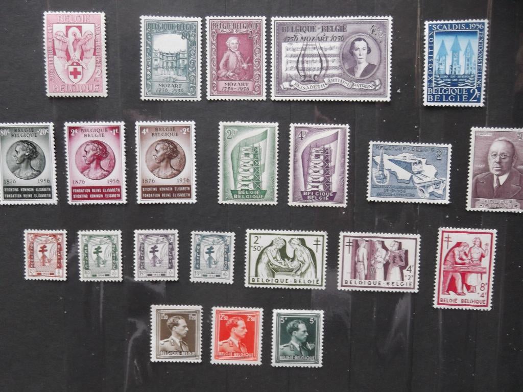 986-1007 Jaar - Année 1956 MNH, Autre, Enlèvement ou Envoi, Non oblitéré, Gomme originale