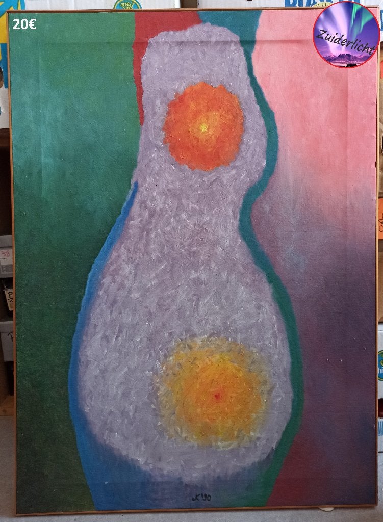 Prachtig abstract schilderij, Antiek en Kunst, Ophalen