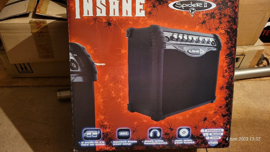 elektrische gitaar "Cool" met "Insane" versterker, Muziek en Instrumenten, Nieuw, Met versterker, Solid body, Ophalen