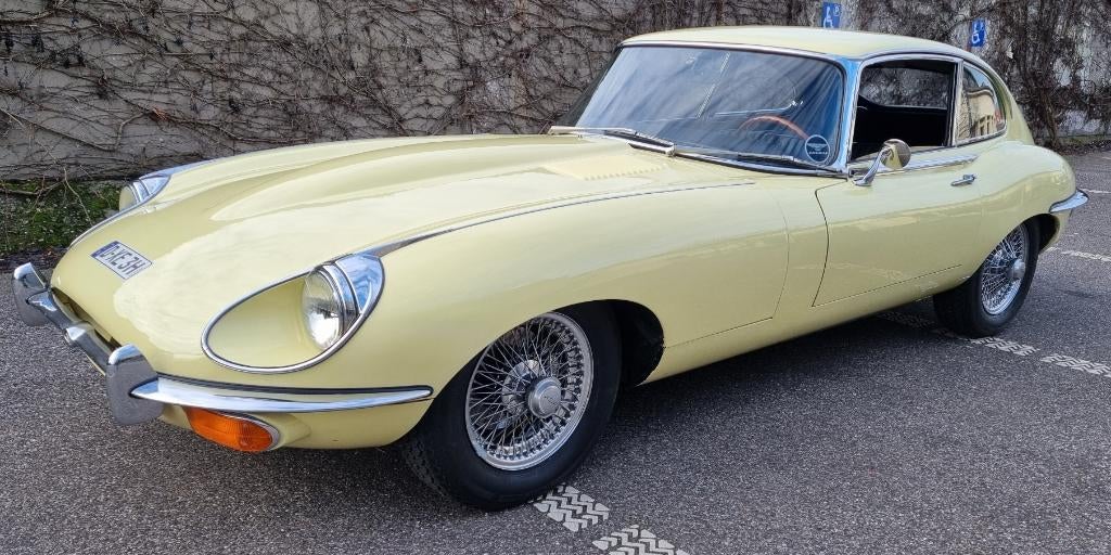 Jaguar e type, Auto's, Zwart, 4200 cc, Handgeschakeld, 2 deurs