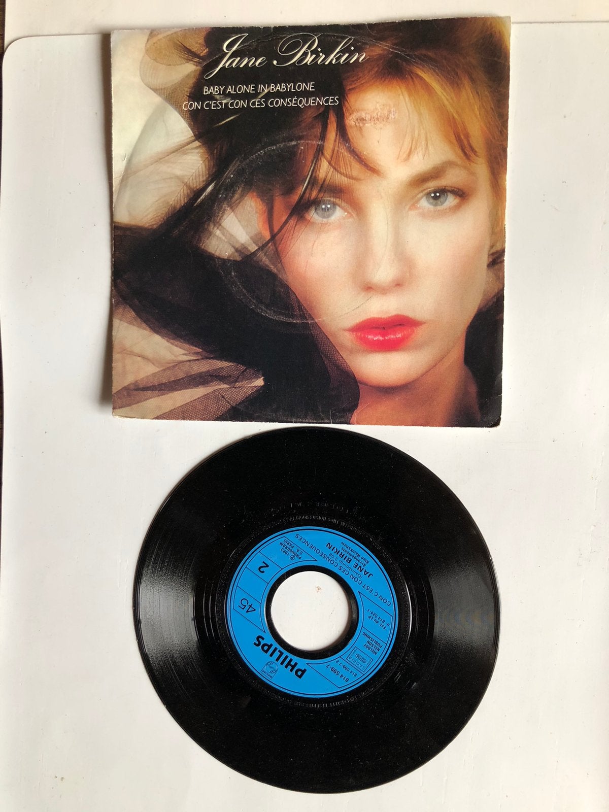 Jane Birkin : bébé seul (1983 ; NM), CD & DVD, Vinyles Singles, Envoi, Comme neuf