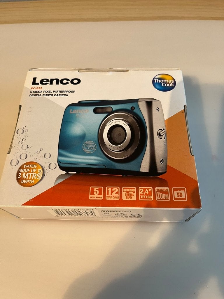 Lenco DC522 onderwater digitale camera, Audio, Tv en Foto, Ophalen of Verzenden, Zo goed als nieuw, Compactcamera, 5 megapixels