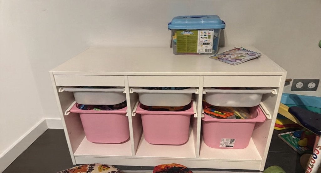 IKEA Storage with boxes/Uit sprookjesachtig bed van, Ophalen, Zo goed als nieuw