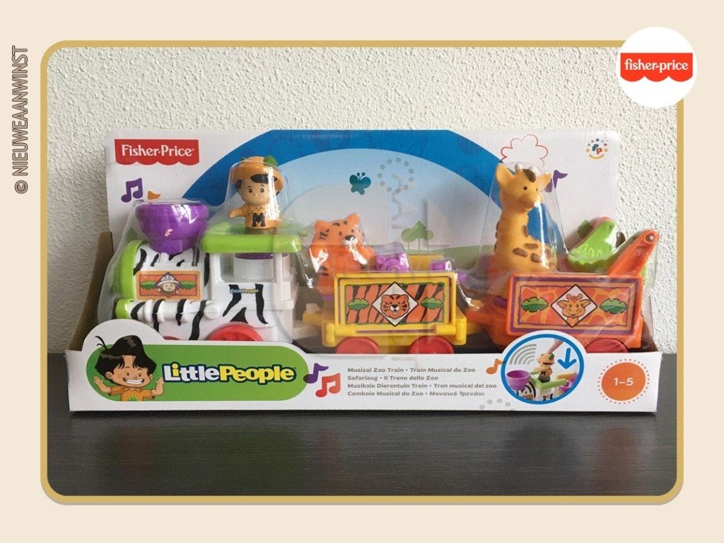Fisher-Price Little People Muzikale Dierentuin trein, Envoi, Comme neuf