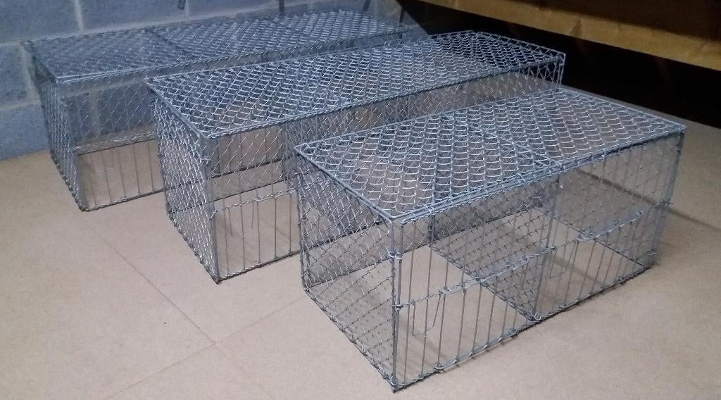 8 Cages d'expositions pigeons et volailles, Enlèvement, Comme neuf, Métal, Cage d'élevage
