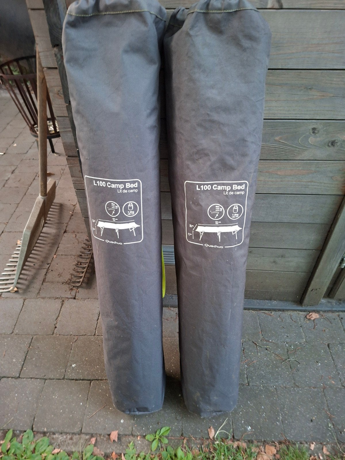 2 veldbedden Camp Bed Quechua L100, Ophalen