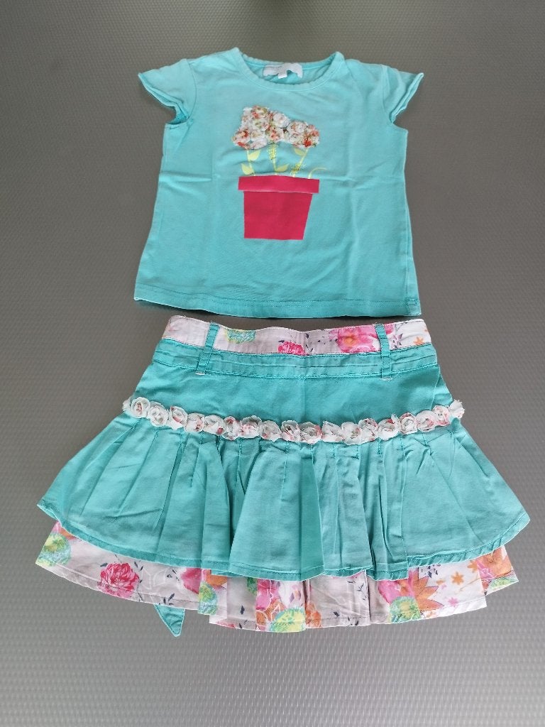 Rokje en t-shirt: setje Someone maat 104, Kinderen en Baby's, Kinderkleding | Maat 104, Gebruikt, Meisje, Ophalen of Verzenden
