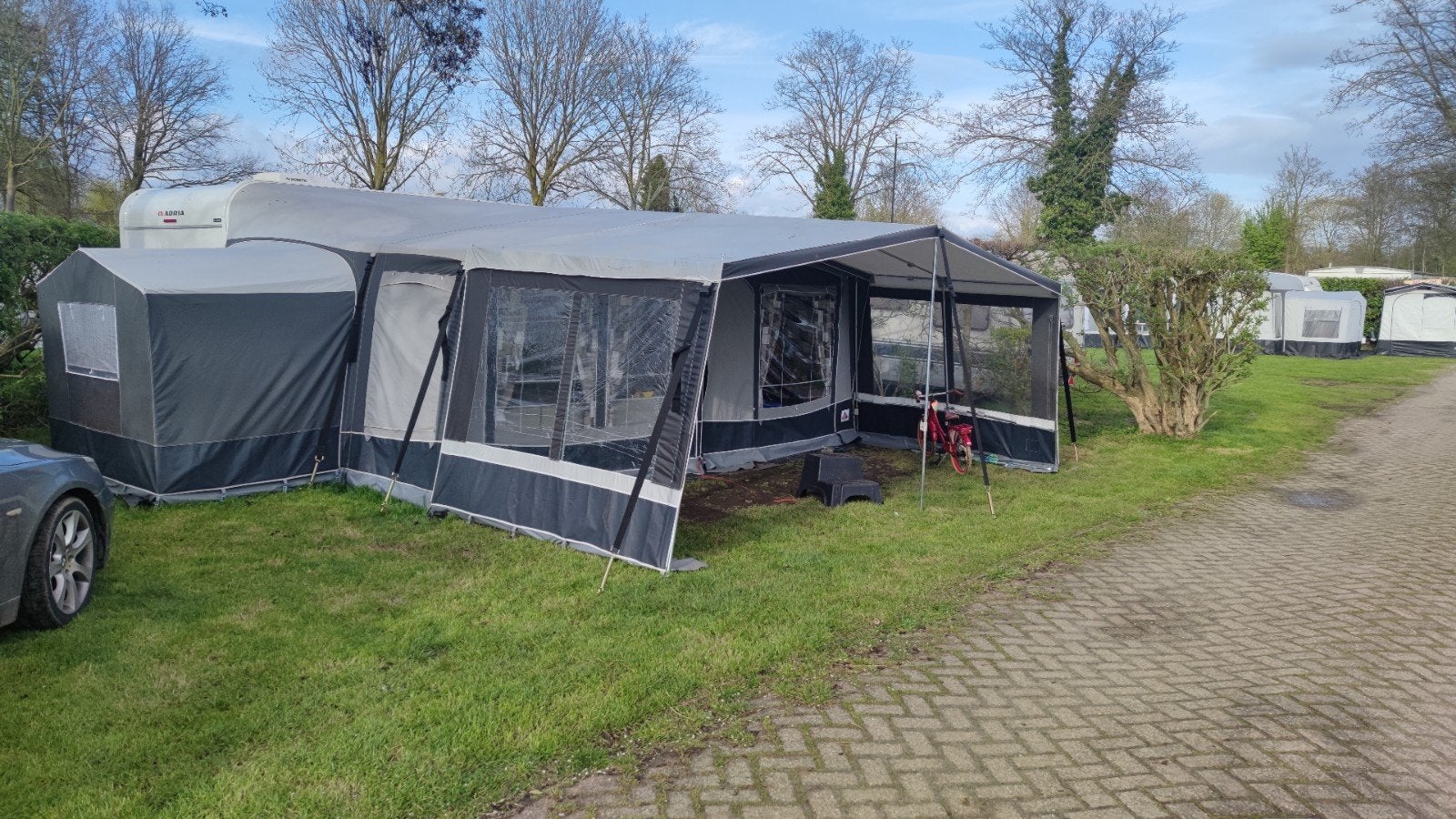 full option dorema royal deluxe 350 omloopmaat g14 (975-1000, Caravanes & Camping, Auvents, Dorema, Enlèvement