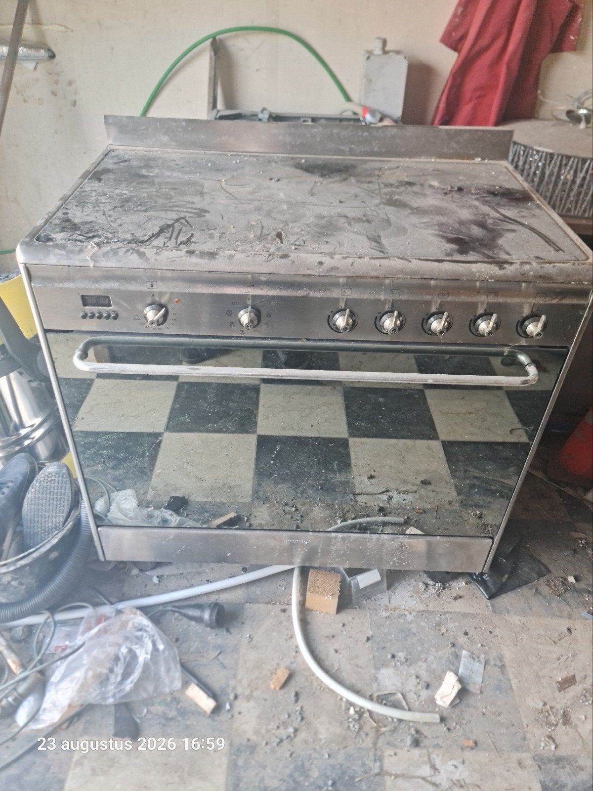 inductieoven smeg, Electroménager, Cuisinières, Enlèvement, Utilisé