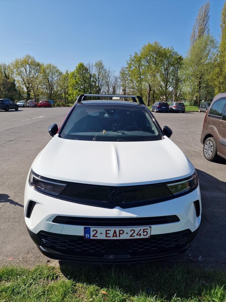 Opel Mokka 1.2 Turbo GS, Auto's, Opel, Automaat, Stof, Parkeersensor, Wit