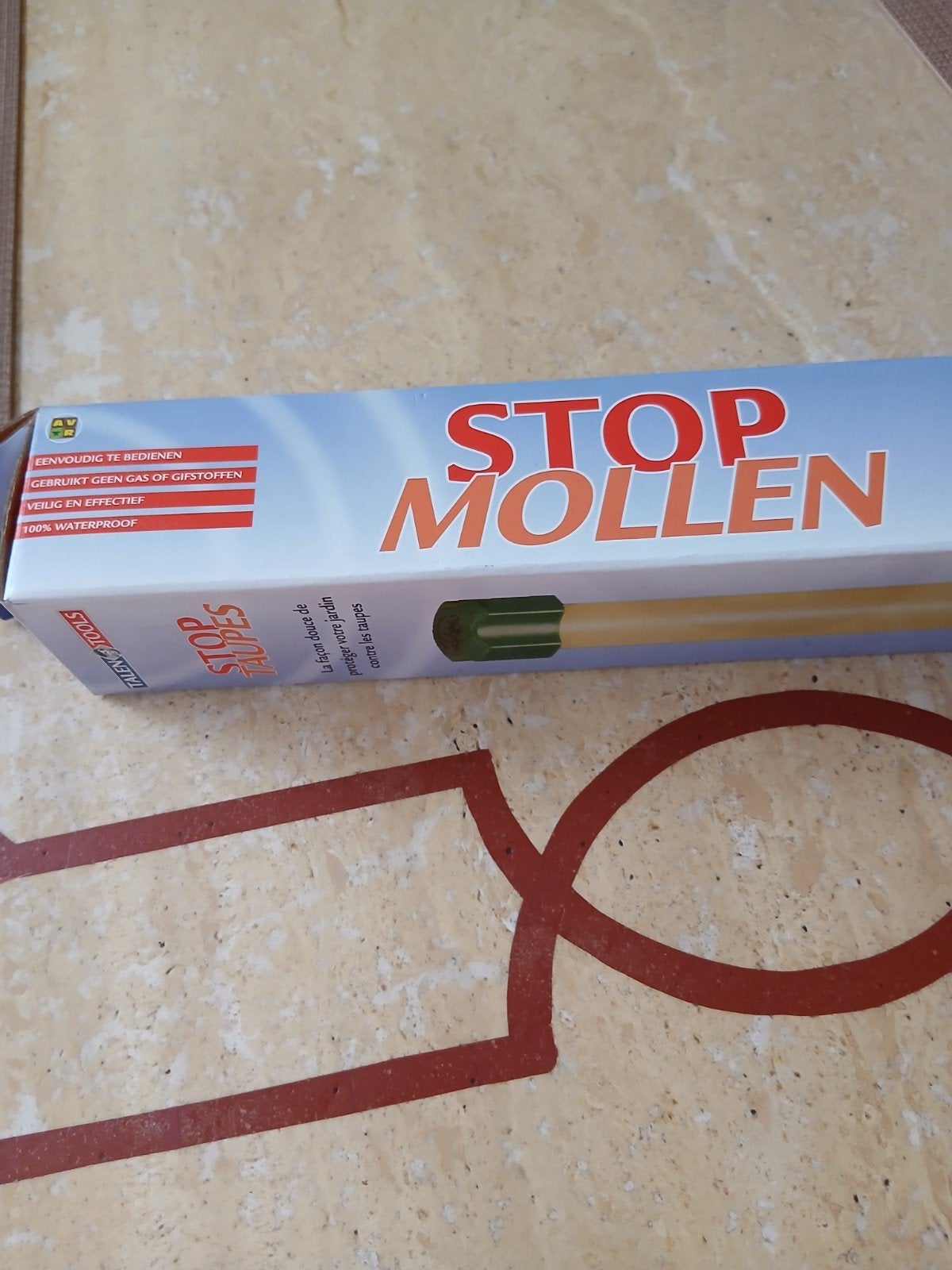 Mollen verjager ( nieuw), Ophalen