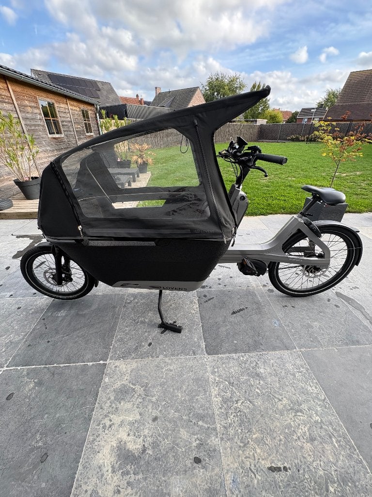 Lovens explorer S75 elektrische bakfiets, Zo goed als nieuw, 2 kinderen, Elektrisch, Schijfrem