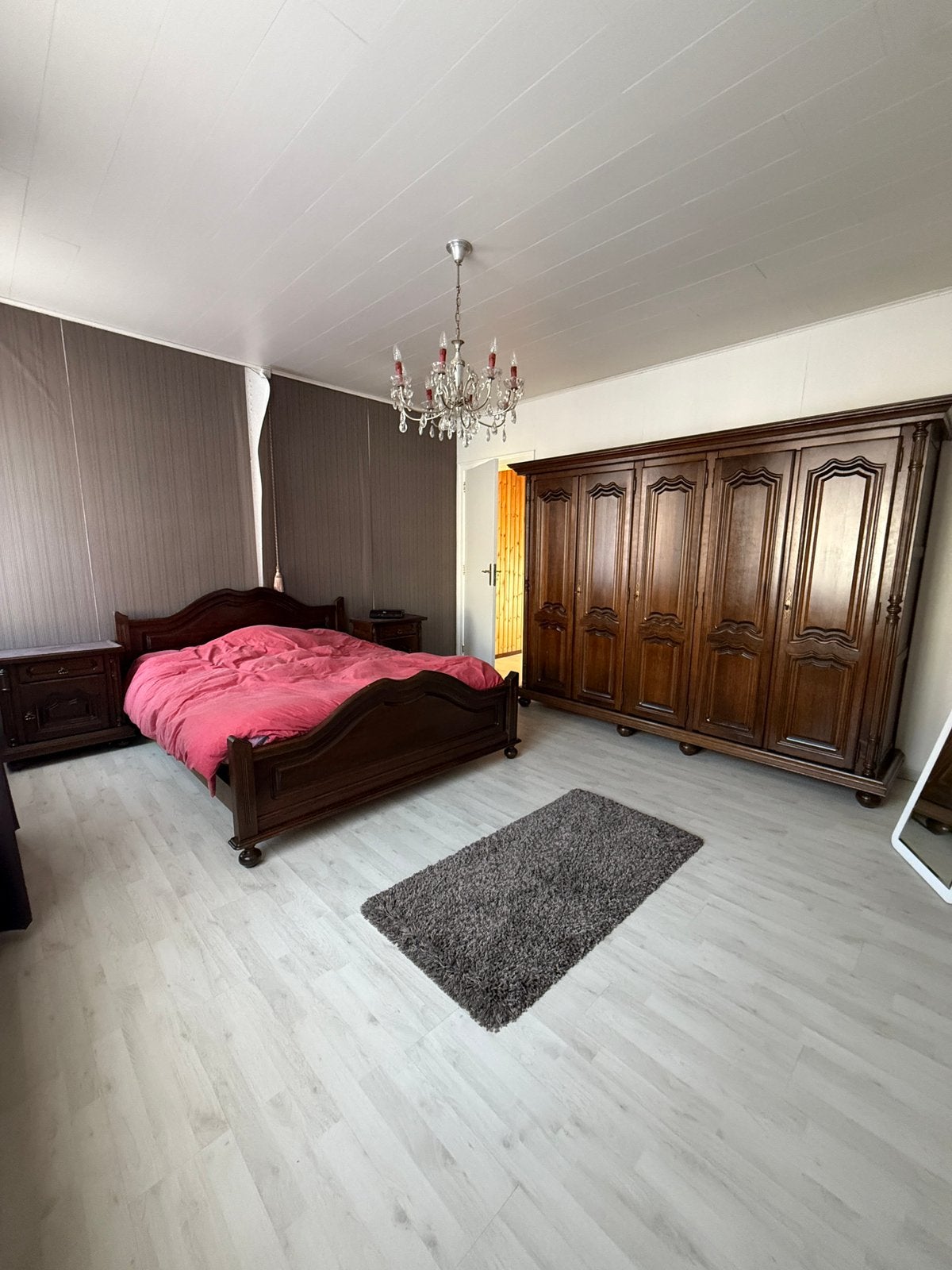 Volledige slaapkamer te koop, Huis en Inrichting, Slaapkamer | Complete slaapkamers, Ophalen, Gebruikt, Tweepersoons, Ouderwets