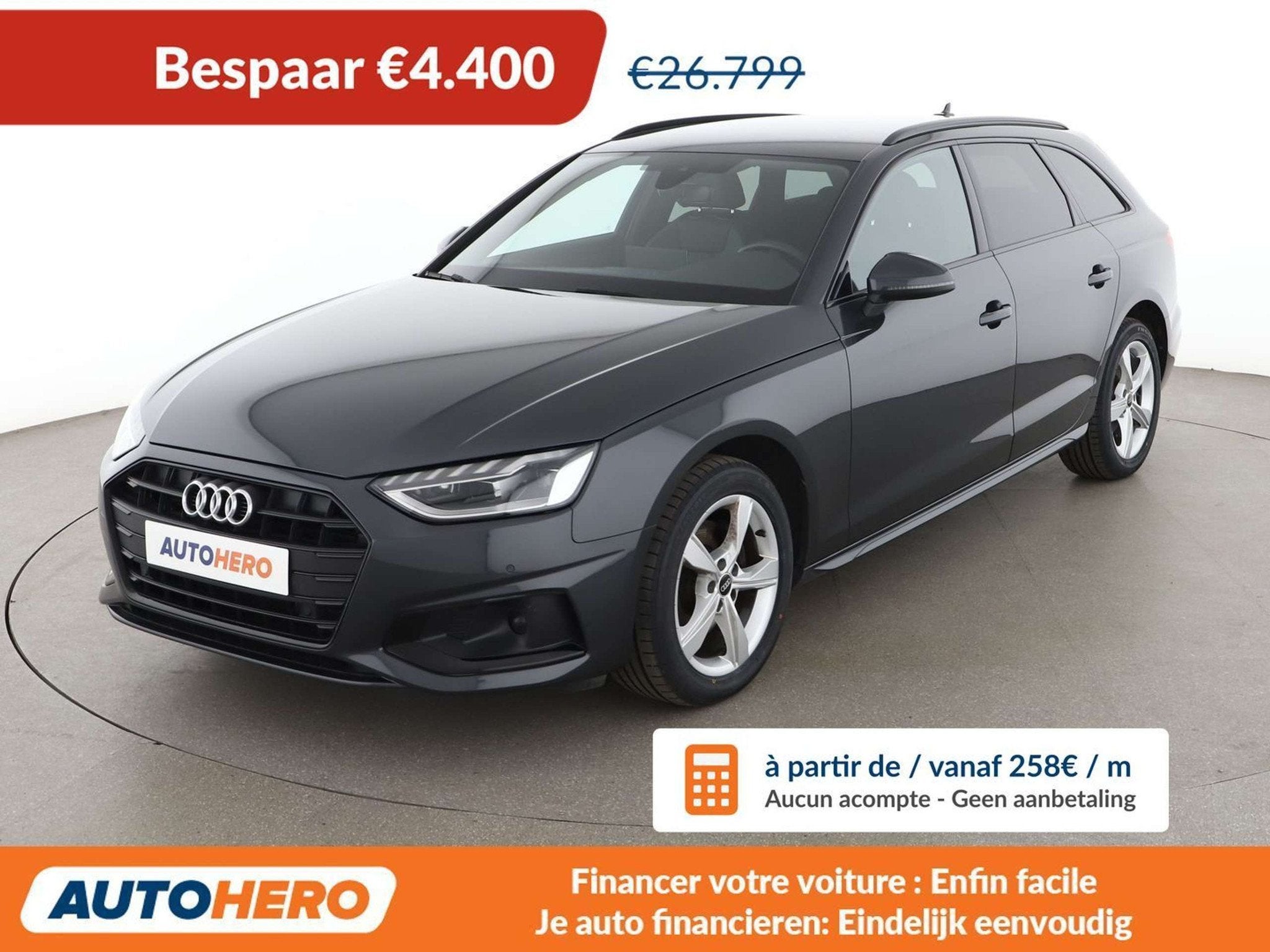 Audi A4 35 TDI Mild-Hybrid advanced (bj 2022, automaat), Auto's, https://public.car-pass.be/vhr/02c34d2e-0931-425b-8518-b8397aa3795f