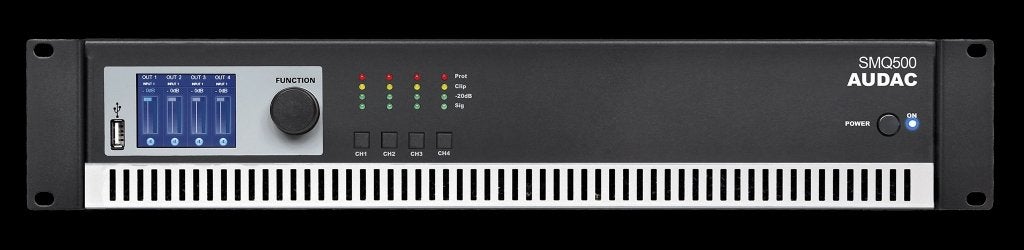 AUDAC SMQ500 AMPLIFIER - NEW, Ophalen of Verzenden, Nieuw, 120 watt of meer, Overige merken