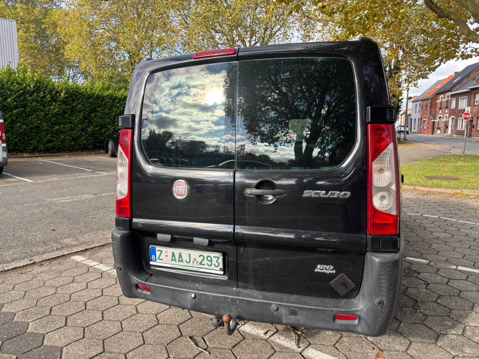 Fiat Scudo 2010 voor export of opmaak., Auto's, Stof, Zwart, Bedrijf, Grijs