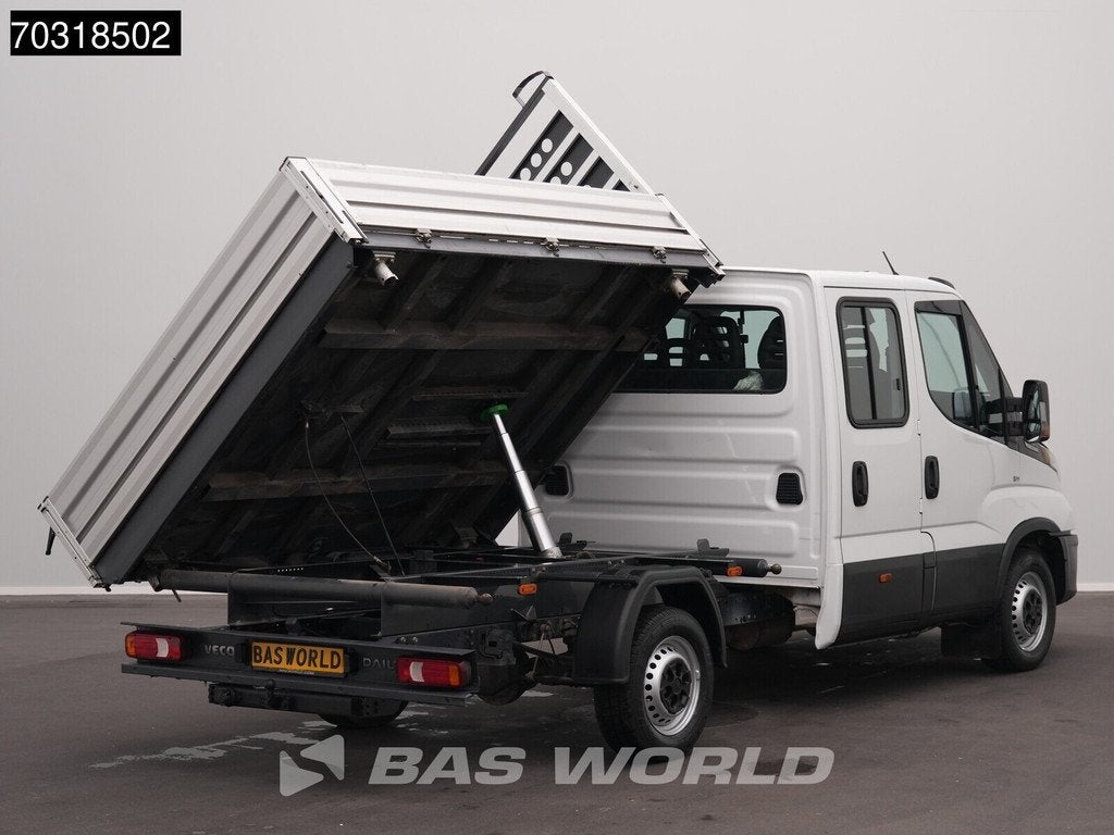Iveco Daily 35S16 Automaat Driezijdige Kipper Dubbel Cabine, Auto's, Bestelwagens en Lichte vracht, Automaat, Stof, Gebruikt, Euro 6