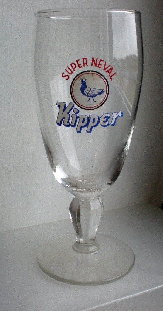 DE NEVE „Super Neval - Kipper”, Ophalen of Verzenden, Zo goed als nieuw, Glas of Glazen