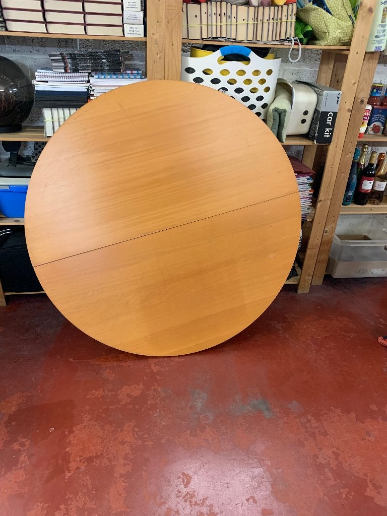 Eettafel Ikea 6pers, Huis en Inrichting, Ophalen, Gebruikt, Rond, 200 cm of meer
