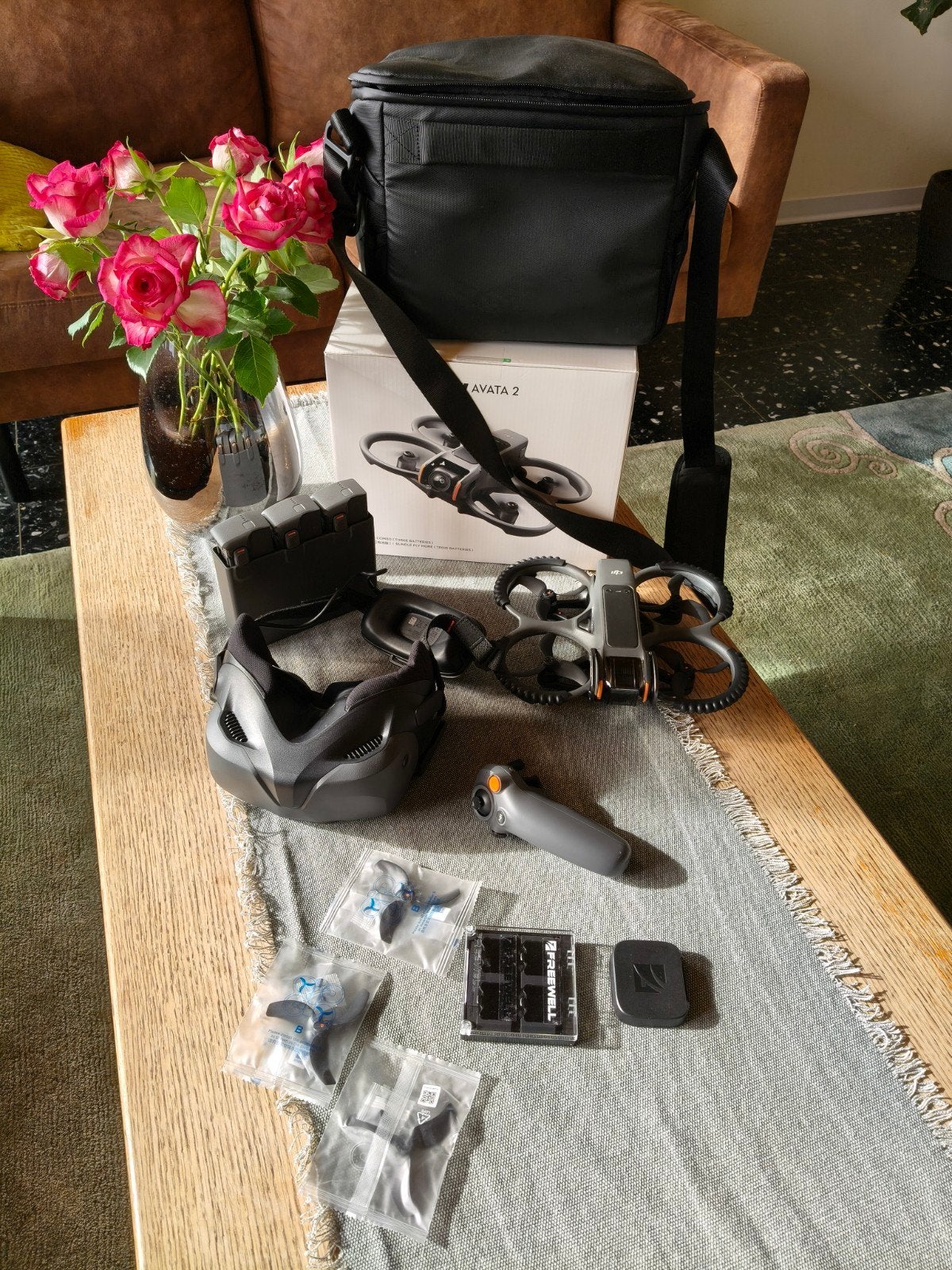 DJI Avata 2 Fly More Combo, Audio, Tv en Foto, Ophalen, Gebruikt, DJI, Professionele drone