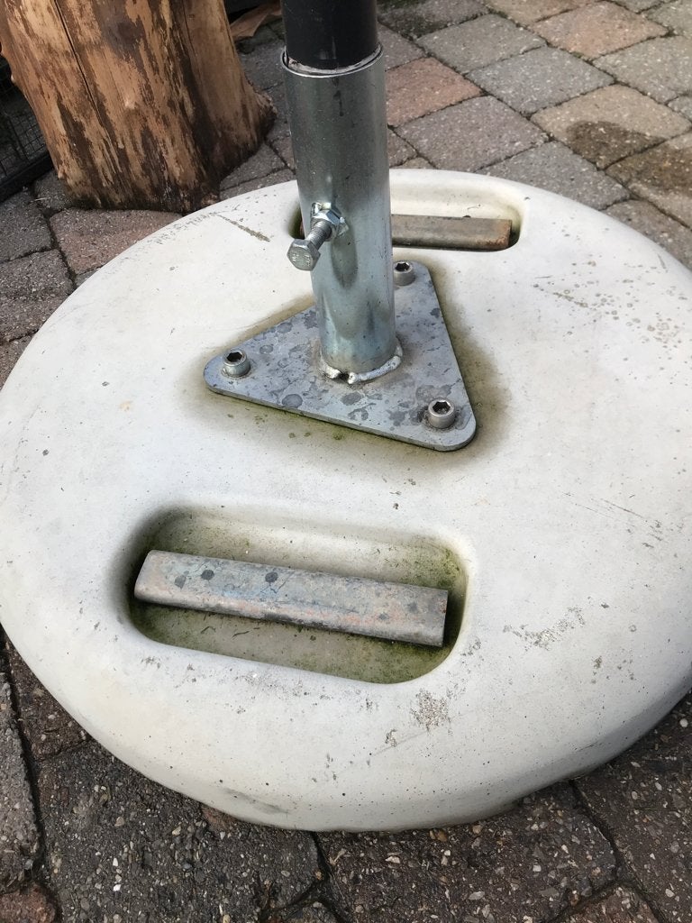 Gratis parasol voet, Ophalen, Gebruikt, Parasolvoet