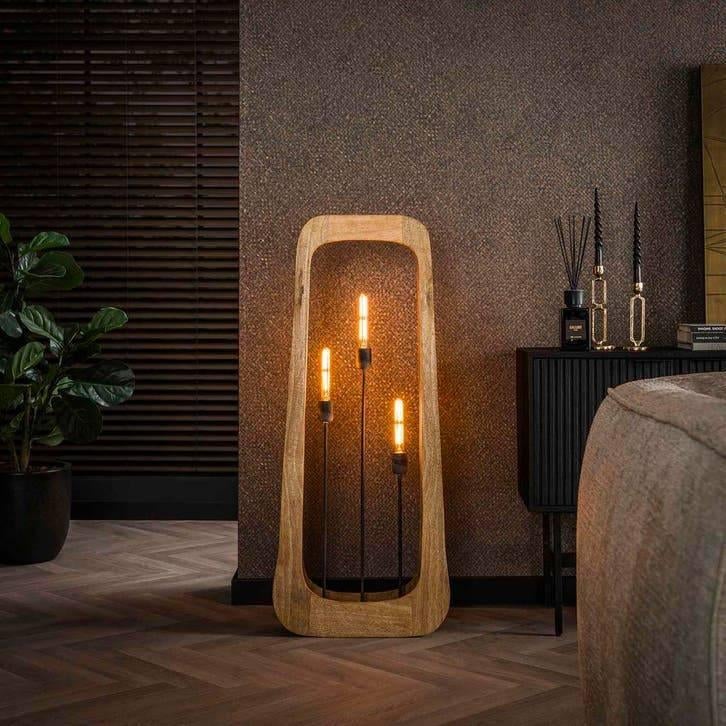 Hanglamp Gold 5L – dimbaar, verstelbaar, amber glas, Huis en Inrichting, Lampen | Hanglampen, Ophalen of Verzenden, Glas