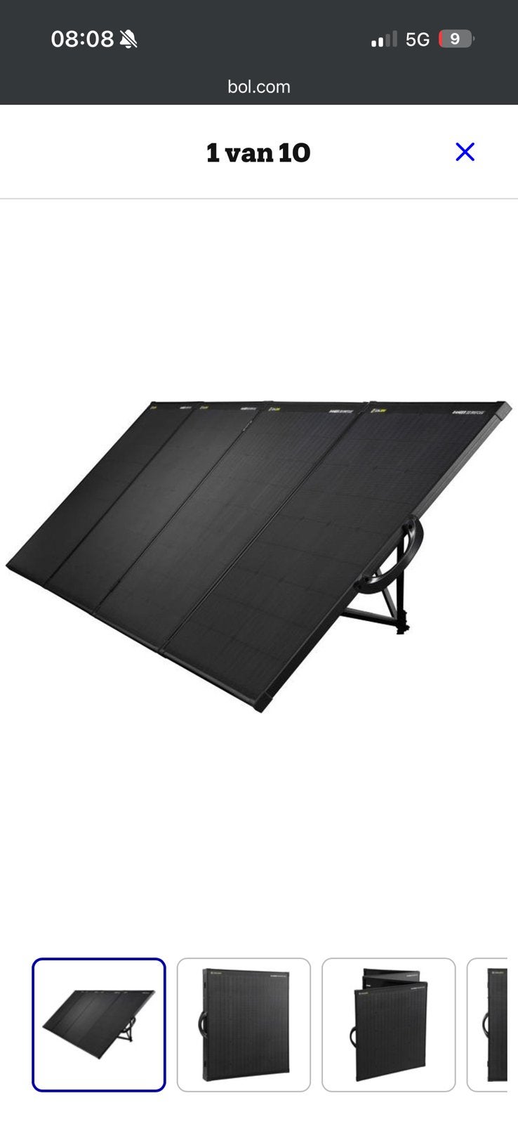Goal zero briefcase 300 zonnepanelen, Enlèvement, Comme neuf