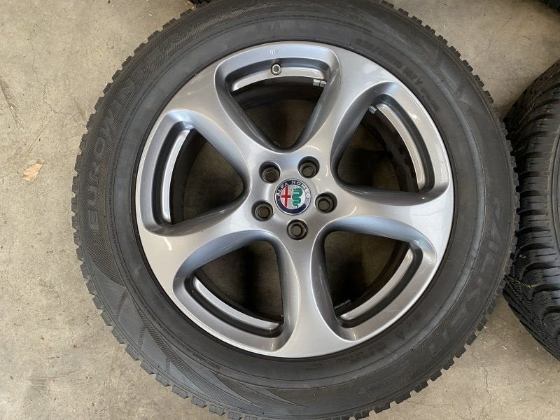18 inch originele velgen + winterbanden Alfa Romeo STELVIO 1, Pneus et Jantes, Pneus hiver, -, 18 pouces