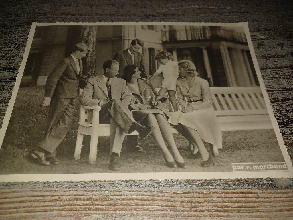 koningshuis belgie leopold3 en familie foto marchand, Ophalen of Verzenden, Zo goed als nieuw, Kaart, Foto of Prent