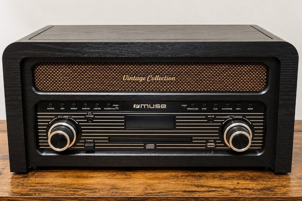 Chaîne Hifi Muse MT-115w Vintage Collection, Enlèvement ou Envoi, Comme neuf, Autres marques, Micro chaîne