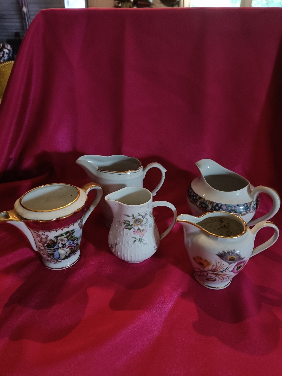 limoges melkpotjes verzameling ze, Ophalen of Verzenden