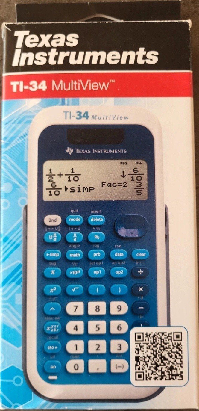 TI-34 Texas Instruments, Ophalen, Zo goed als nieuw