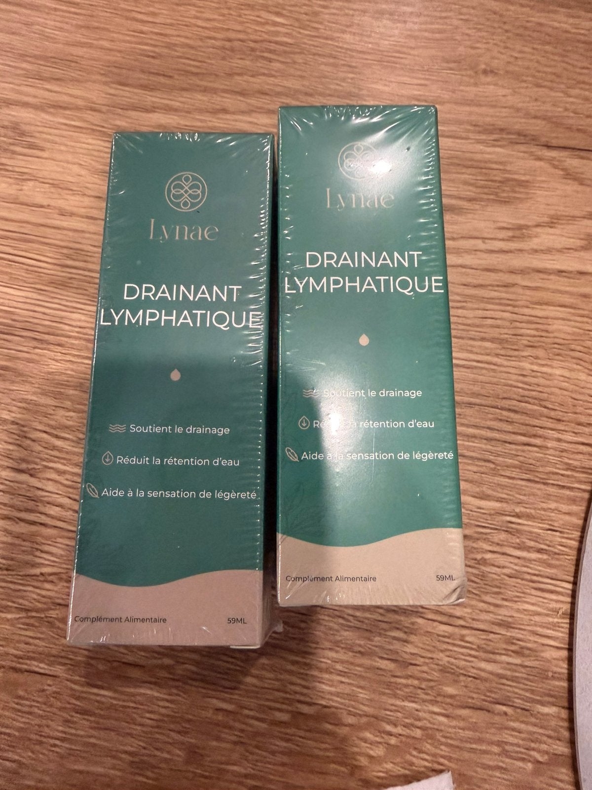 Lynae – Drainant Lymphatique – Lot de 2 flacons neufs, Enlèvement ou Envoi, Comme neuf