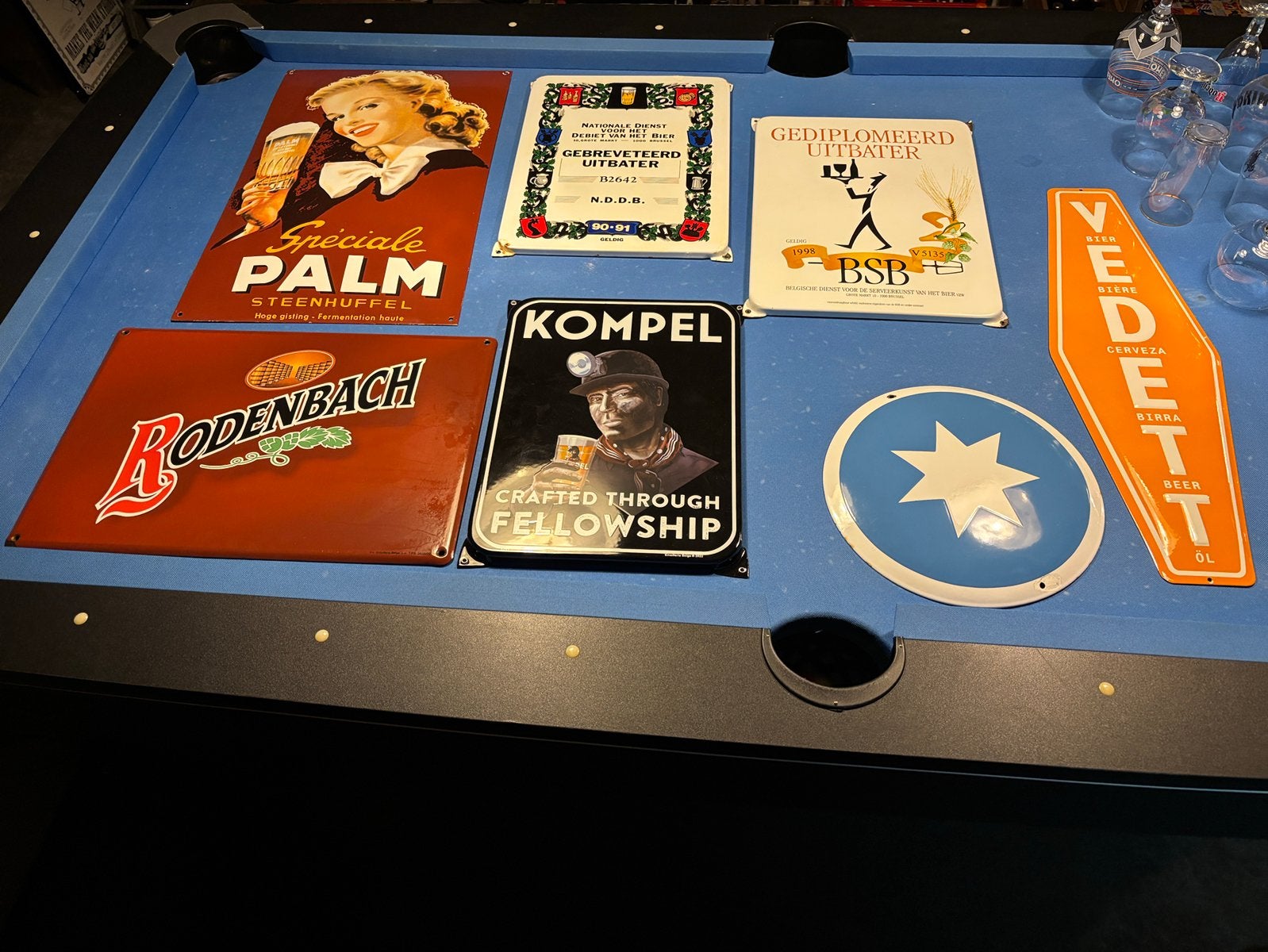 Reclameborden, Verzamelen, Ophalen of Verzenden, Zo goed als nieuw