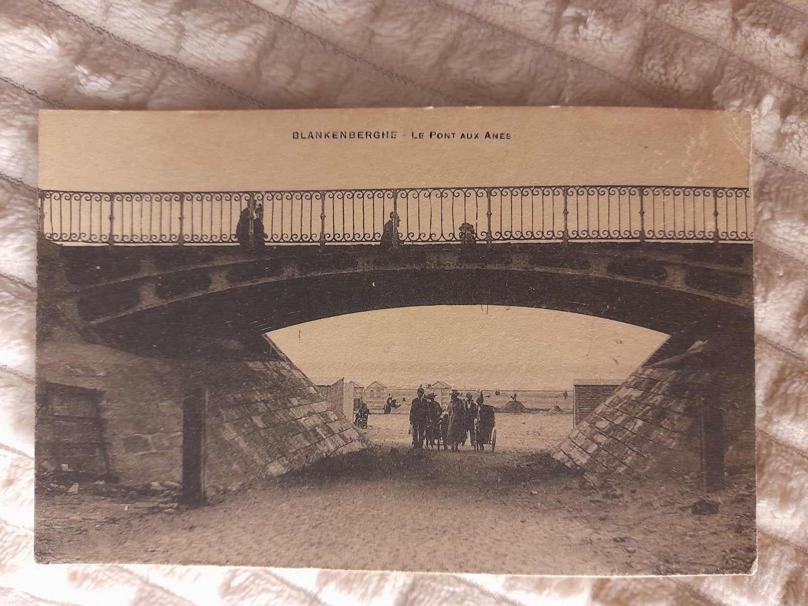 Blankenberge - De ezelbrug - Oude ansichtkaart, Verzamelen, Ophalen of Verzenden, 1920 tot 1940, Ongelopen, West-Vlaanderen