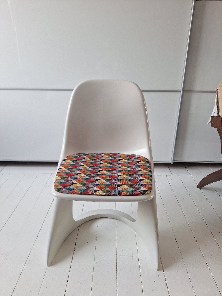 Vintage stoel van Alexander Begge voor Casala, Maison & Meubles, Synthétique, Enlèvement, Utilisé, Blanc