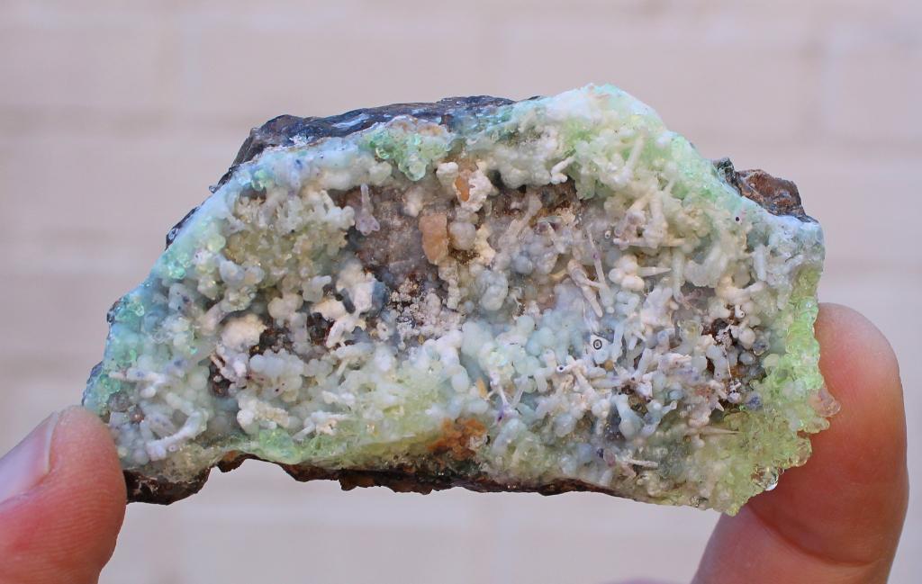 HYALIET OPAAL uit Erongo in NAMIBIE RA en UV, Ophalen of Verzenden, Mineraal