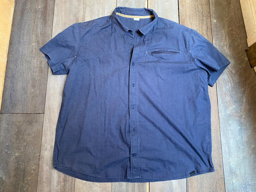 Quechua shirt EU 3XL US 2XL 2XL 124-135 cm licht blauw km, Kleding | Heren, Overhemden, Gedragen, Overige halswijdtes, Blauw, Verzenden