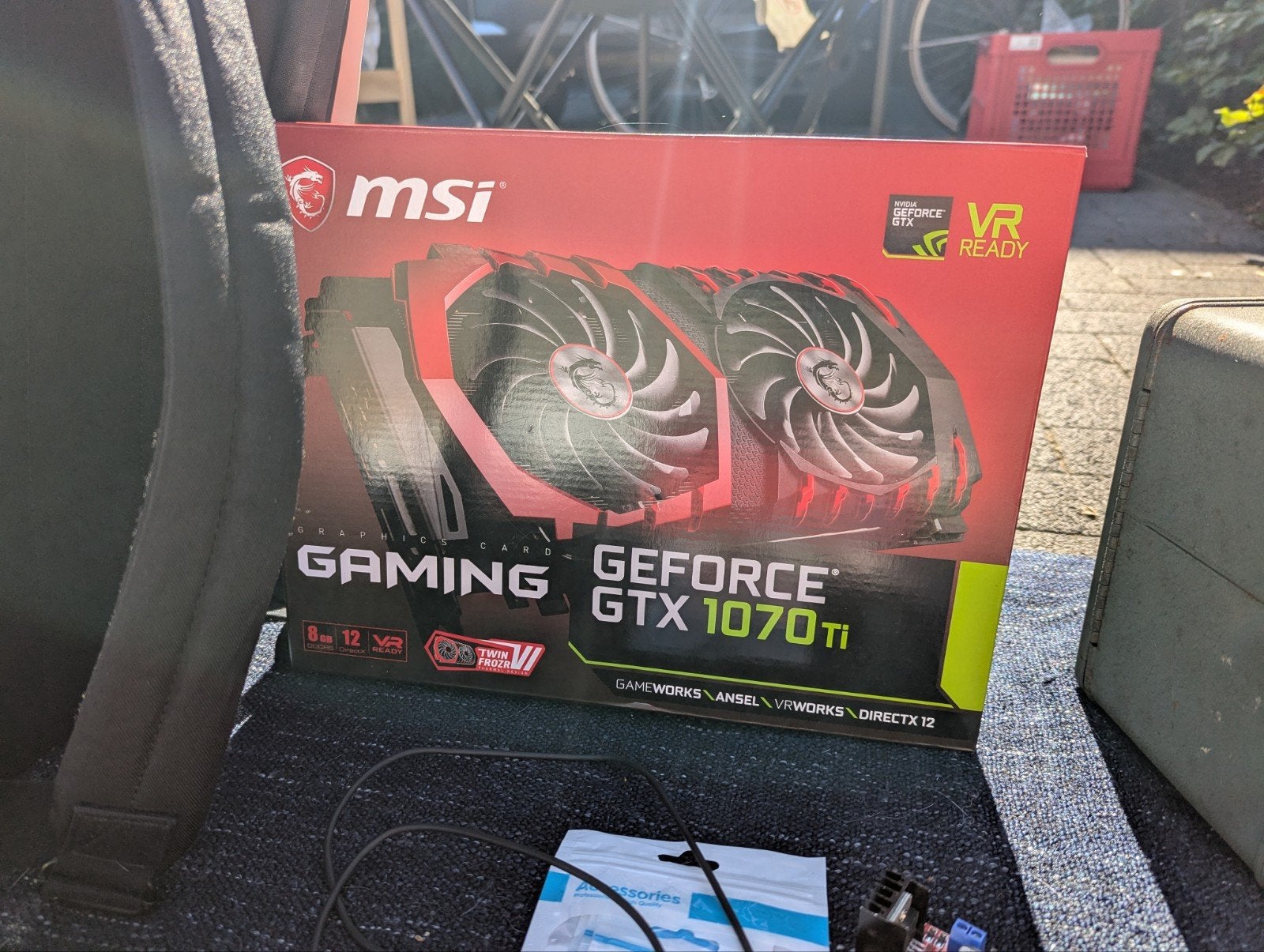 geforce gtx 1070 ti 8gb, Computers en Software, Videokaarten, Ophalen of Verzenden