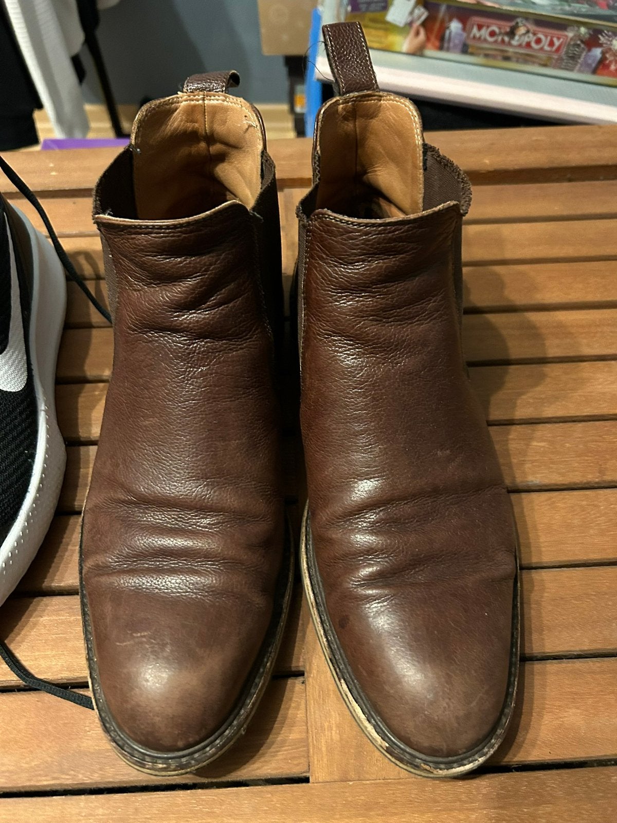 Ambiorix bruine Chelseaboots maat 43, Kleding | Heren, Schoenen, Ophalen of Verzenden, Zo goed als nieuw